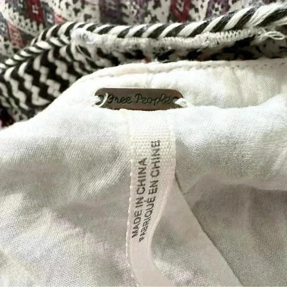 Revolve Free People Periscopes in The Sky Tribal Boho Dress | Multicolor | SZ S - Picture 9 of 10